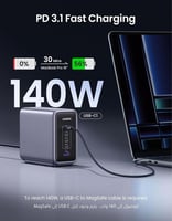 شاحن مكتبي نيكسود بقوة 300 واط UGREEN CD333| بـ 4...