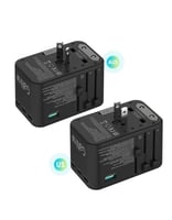 فيش سفر عالمي بقدرة 75 واط RAVPower | ب4 منافذ Typ...