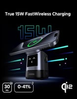 منصة شحن لاسلكي مغناطيسية 2 في 1 من UGREEN W709 |...