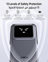 باور بانك لاسلكي بسعة 5000 مللي أمبير UGREEN PB571...