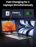 شاحن نيكسود بقوة 140 واط UGREEN CD289 | منفذين Typ...