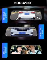 داش كام 3 كاميرات MOOGMAX | مرآة شاشة لمس 9.66 إنش...