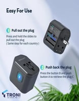 بكج راف باور بطارية متنقلة 20 ألف مللي امبير + فيش...