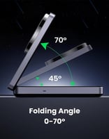منصة شحن لاسلكي مغناطيسية 2 في 1 من UGREEN W528 |...