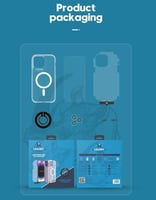 بكج حماية متكامل ايفون (15-14-13-12-11) من X-Leade...