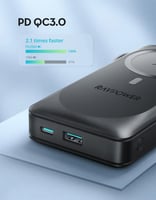 باور بانك مغناطيس لاسلكي 20000 مللي أمبير RAVPower...