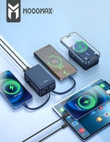 باور بانك MOOGMAX 20000mAh | شحن 20W PD | لاسلكي 1...