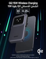 باور بانك لاسلكي بسعة 5000 مللي أمبير UGREEN PB571...