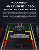 داش كام 3 كاميرات MOOGMAX | مرآة شاشة لمس 9.66 إنش...