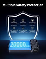 باور بانك بسعة 20000 مللي أمبير UGREEN PB720 | بقو...