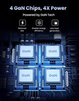 شاحن مكتبي بقوة 200 واط UGREEN CD271 | أربع منافذ...