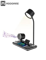 منصة شاحن لاسلكية 4 في 1 بقوة 15 واط MOOOGMAX | مص...