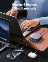 شاحن مكتبي بقوة 100 واط UGREEN CD328| بـ 3 منافذ T...