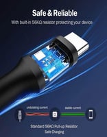 كيبل شحن ومزامنة USB-A الى Type-C من UGREEN US287...