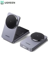 منصة شحن لاسلكي مغناطيسية 2 في 1 من UGREEN W528 |...