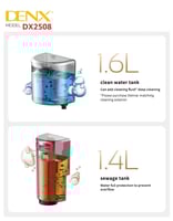 مكنسة كهربائية للغسيل 900 واط DENX | لتنظيف السجاد...