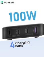 شاحن مكتبي بقوة 100 واط UGREEN CD328| بـ 3 منافذ T...