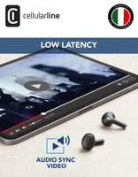 سماعة بلوتوث إيربودز Cellularline Crystal TWSB | ص...