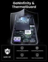 شاحن عالمي نيكسود نحيف GaN بقوة 65 واط UGREEN X755...