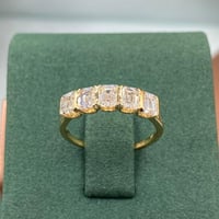 خاتم الماس سوليتير من ملاكايت عصري