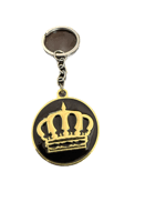 ميدالية التاج ذهبي بخلفيه سوداء