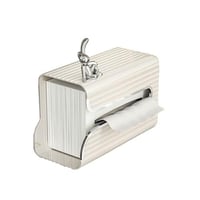 حامل مناديل مع لاصق على الحائط بتصميم جذاب