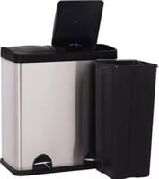 سلة نفايات مكون من حوضين 40 لتر