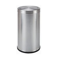 سلة نفايات استيل متأرحج 50لتر