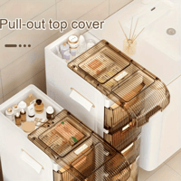 ادراج تخزين بلاستيك 4 دور متعددة الاستخدامات مقاوم...