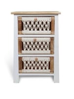 خزانة أدراج خشبية مكون من ثلاثة طبقات