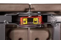 طاولة فايبر مستطيلة قابلة للطي 180 سم لون بني