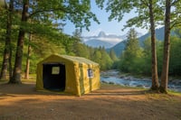 خيمة هوائية سريعة التركيب 3*3 متر مقاومة للمطر لون...