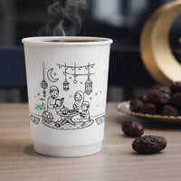 بكج سفرة رمضان بطباعة مخصصة – أكواب ومناديل بتصميم...
