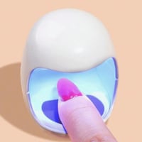 مصباح مجفف أظافر صغير - لون ابيض