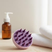 مشط تدليك سيليكون لفروة الرأس