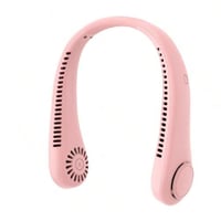 مروحة تبريد تُوضع حول العنق على شكل سماعة – لون ور...