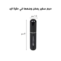 عبوة عطر قابلة لإعادة التعبئة