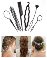 مجموعة أدوات تصفيف الشعر – 6 قطع