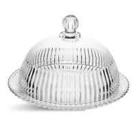 تمرية زجاجية غطاء قبة للتمور و الحلويات