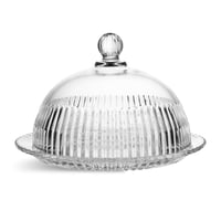 تمرية زجاجية غطاء قبة للتمور و الحلويات