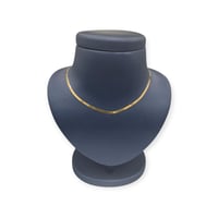 عقد فضه ايطالي 925 فلات