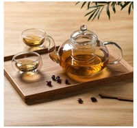 ابريق شاي زجاجي فاخر - 400 مل