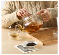 ابريق شاي زجاجي فاخر - 400 مل