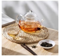 ابريق شاي زجاجي فاخر - 400 مل