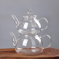 ابريق بخار زجاجي - 400+1000 مل