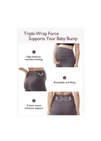 Momcozy - ليقنز ممكوزي للحمل - رمادي كربون