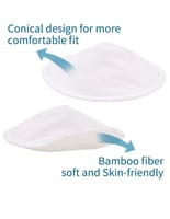 قطن امتصاص الحليب الناعم من البامبو العضوي (٤ حبات...