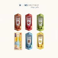 Babyton - فرشاة ومعجون أسنان الأطفال (خالٍ من الفل...