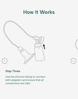 LacTeck - موصل الشفط أثناء الاستلقاء او النوم