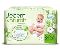 حفاظات بيبيم من البامبو العضوي الآمنة على بشرة طفل...